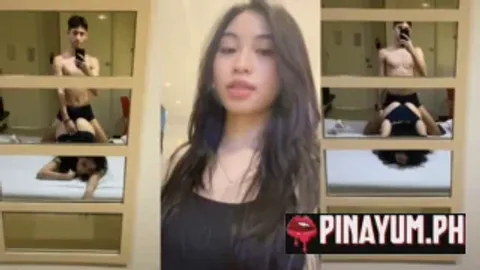 Pinay Sex Gusto ni Jasmine Tirahin sya ni Martin sa Harap ng Salamin